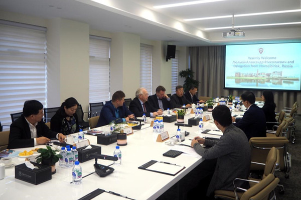 俄罗斯新西伯利亚市代表团来访广州国际校区 俄罗斯新西伯利亚市代表团来访广州国际校区