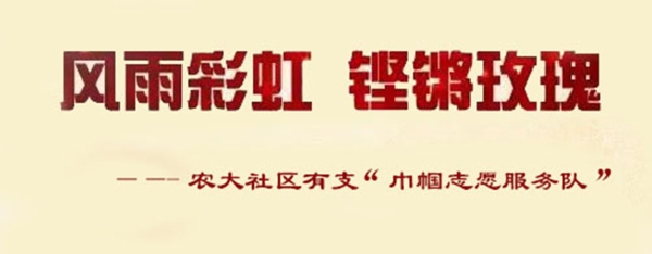 干训网分享:同心战“疫” |三八节特稿：农大社区有支“巾帼志愿服务队”