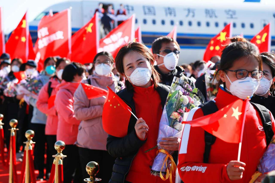 白衣执甲,英雄凯旋—吉林大学附属医院121名驰援武汉医疗队员胜利凯旋